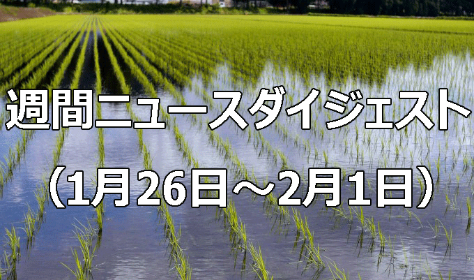 農水省、備蓄米放出へ転換　1年以内の買い戻し条件　　週間ニュースダイジェスト（1月26日～2月1日）の写真